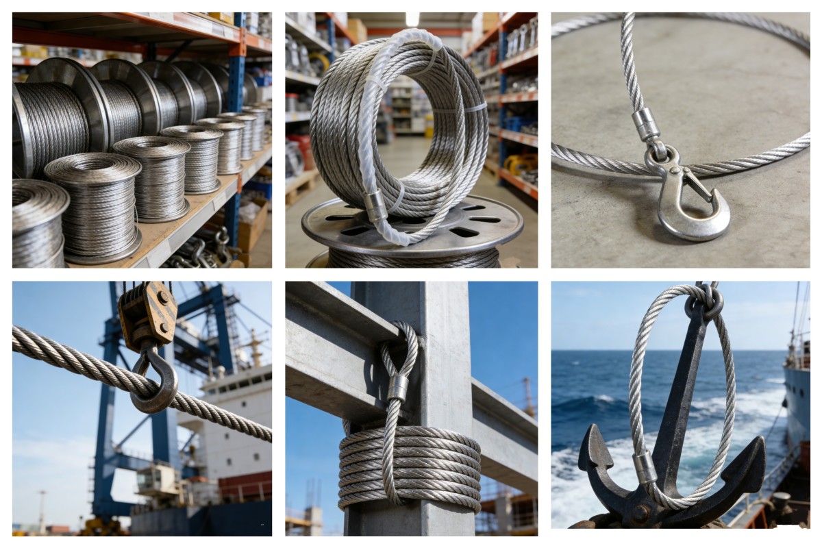 不锈钢钢丝绳应用图