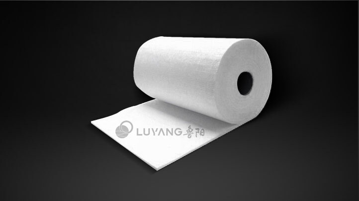 Aluminum silicate fiber fire shuttering blanket