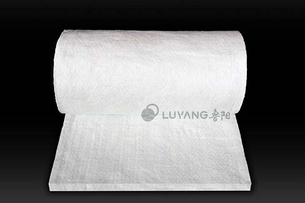 Aluminum silicate fiber fire shuttering blanket