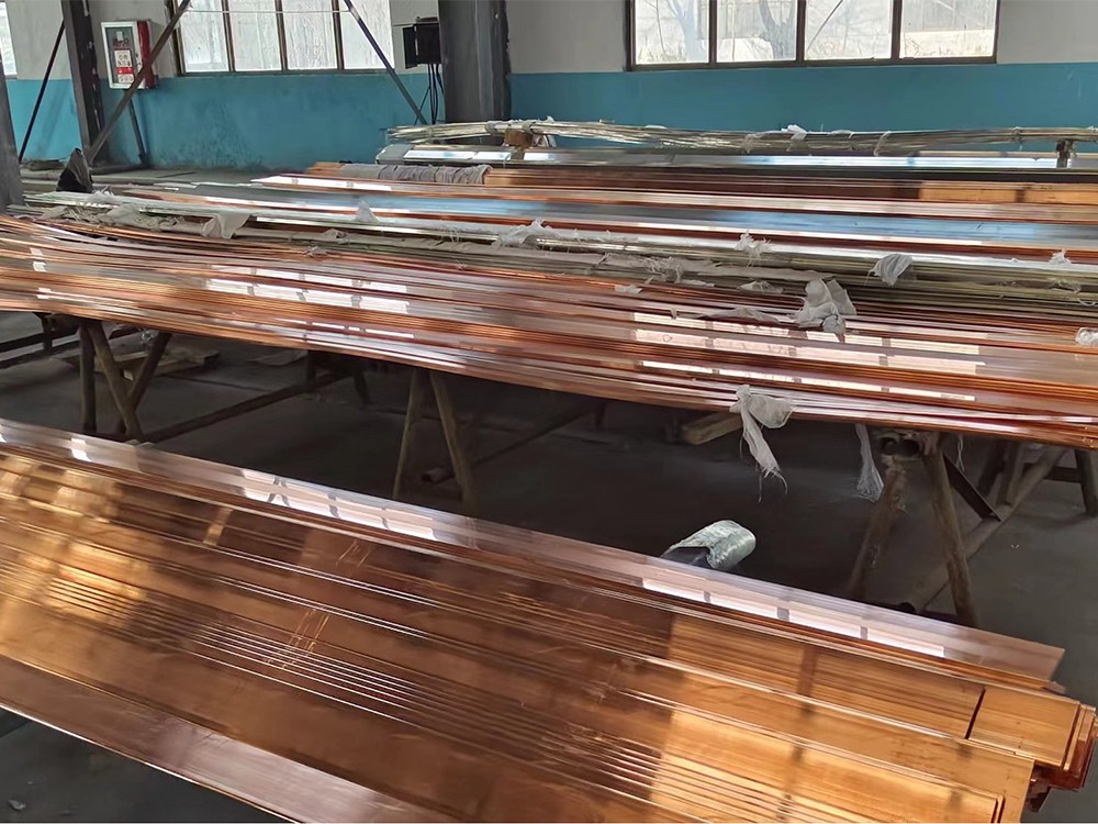 Acero plano de cobre