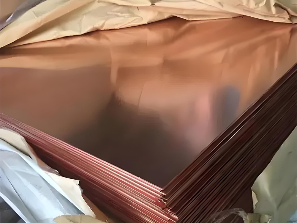 لوح فولاذي نحاسي