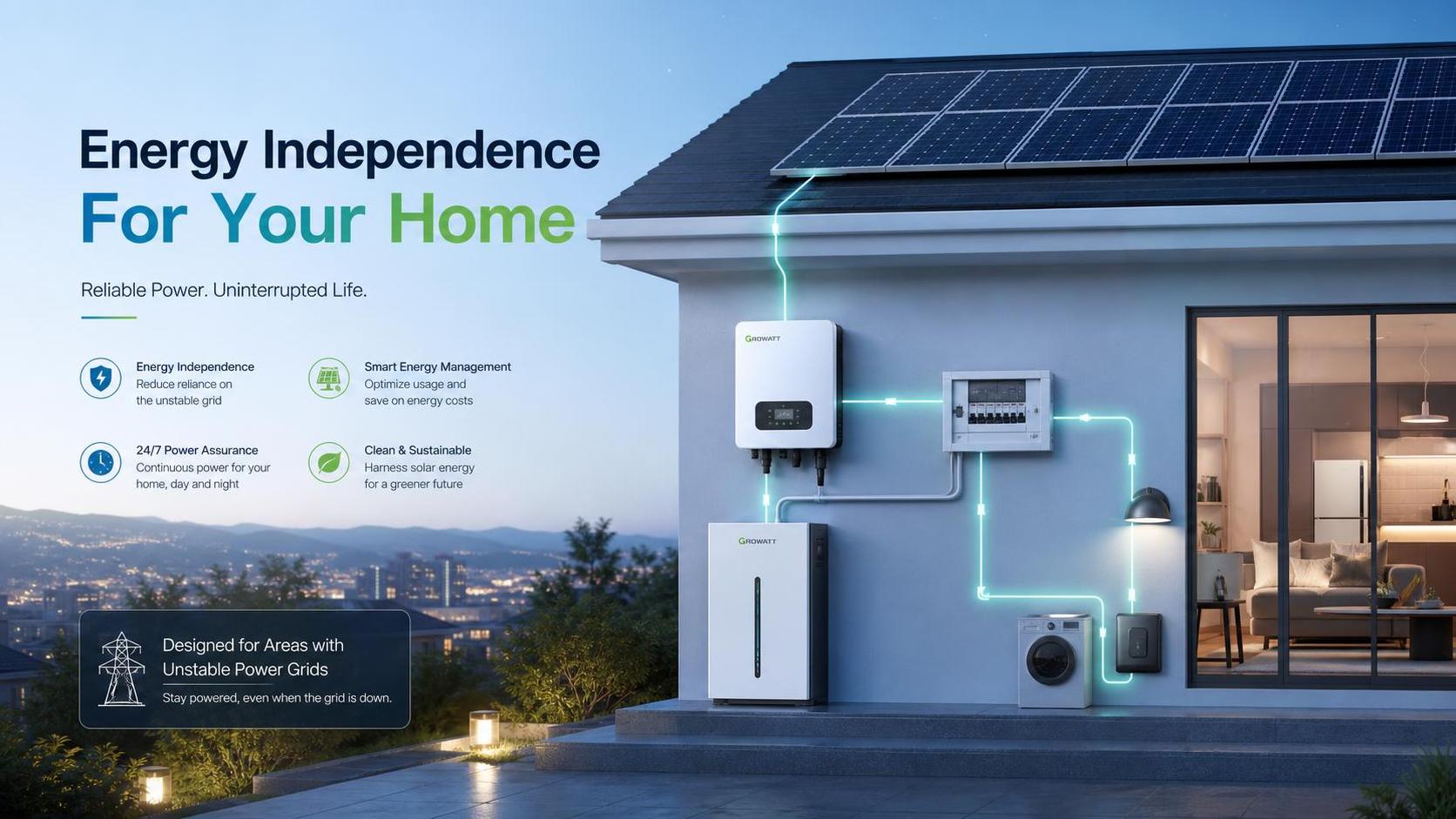 Comment le stockage d’énergie résidentiel favorise l’indépendance énergétique dans les zones où le réseau est instable