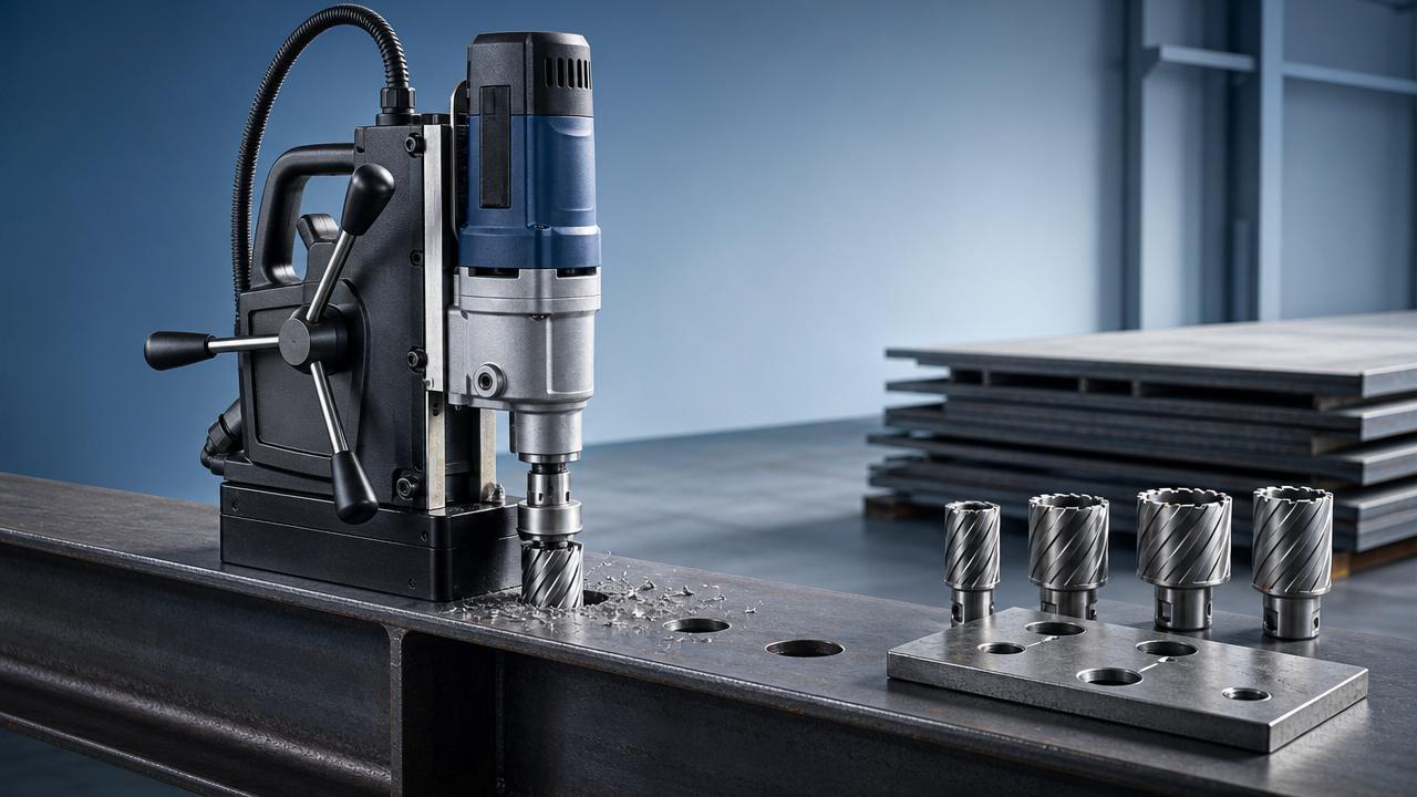 VD38 Magnetic Drill Applications in On-Site Metal Drilling