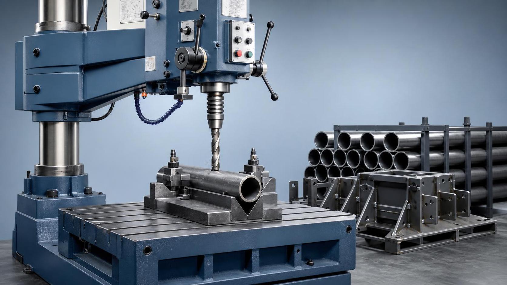 How to Choose a Drill Press for Steel Plate, Pipe, and Fabrication Work
