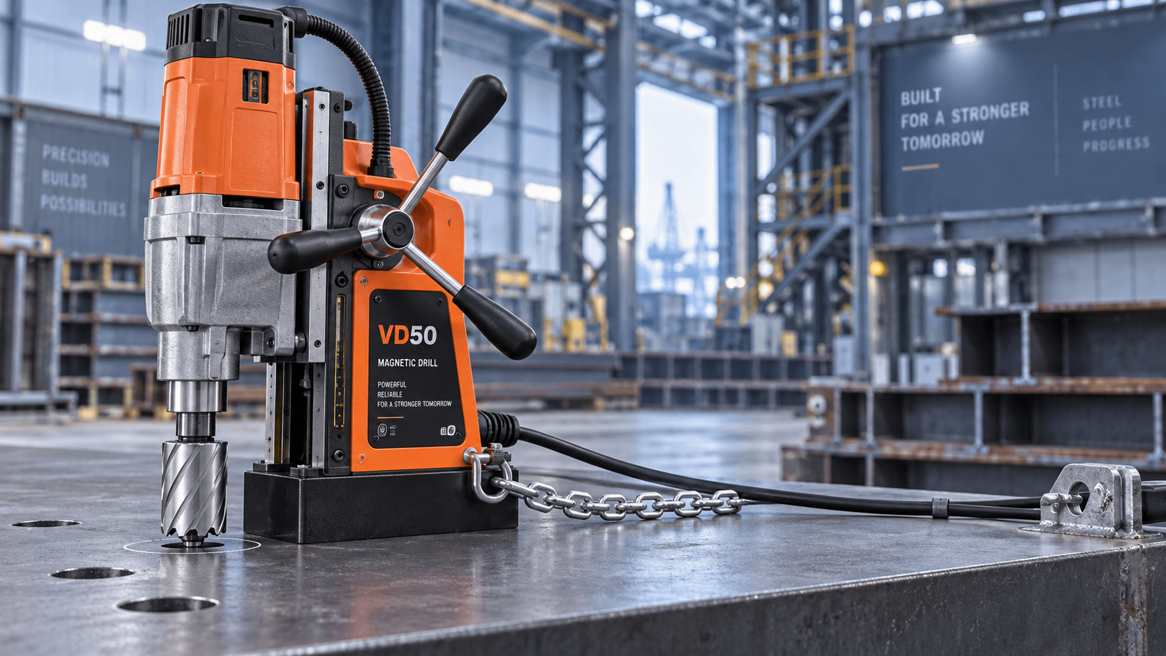 How to Maintain Magnetic Holding Force When Using a Magnetic Drill VD50 How to Maintain Magnetic Holding Force When Using a Magnetic Drill VD50
