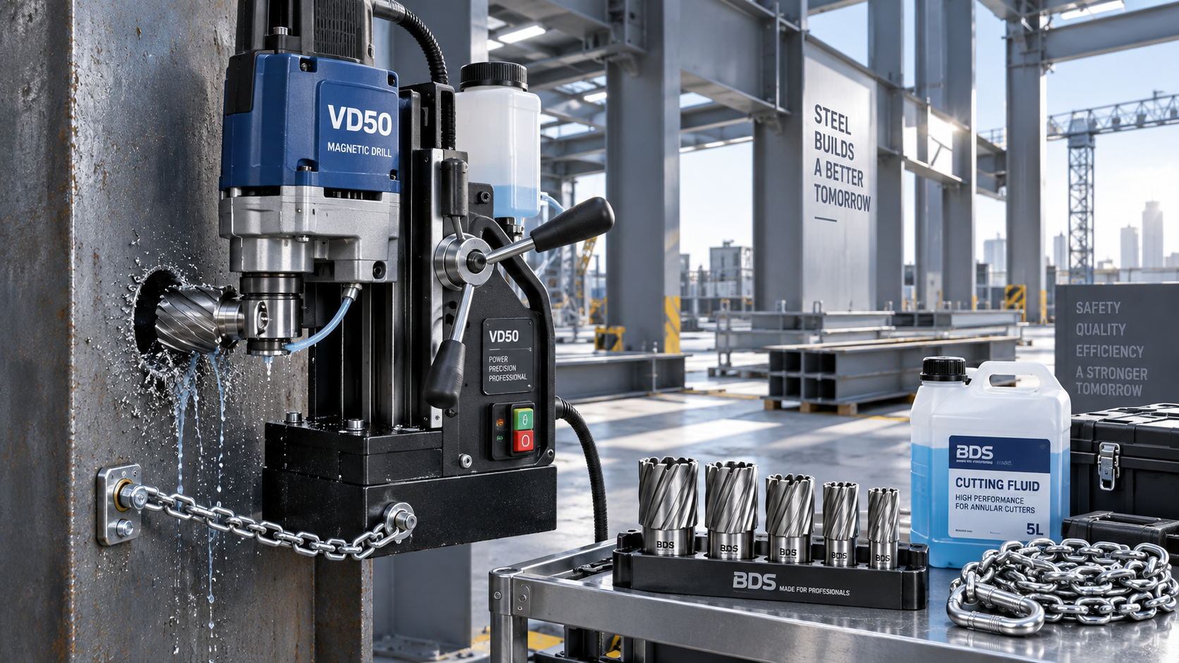 Estimating Magnetic Drill VD50 Operating Costs for Mobile Steelwork Teams Estimating Magnetic Drill VD50 Operating Costs for Mobile Steelwork Teams