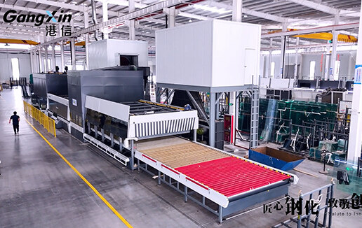 Печь для закалки гнутого стекла с гибким валом+Печь для закалки гнутого стекла специальной формы＆Печь для закалки гнутого стекла с жестким валом