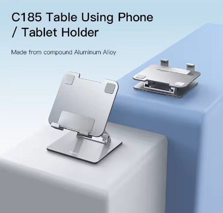 OEM anti-theft aluminum POS tablet bracket for sale, universal rotating tablet bracket, used for food ordering Pos terminal bracket