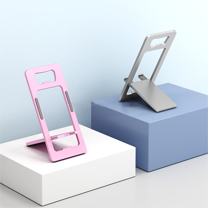 New foldable and adjustable metal phone holder, alloy phone holder, phone table stand