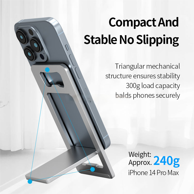 New foldable and adjustable metal phone holder, alloy phone holder, phone table stand