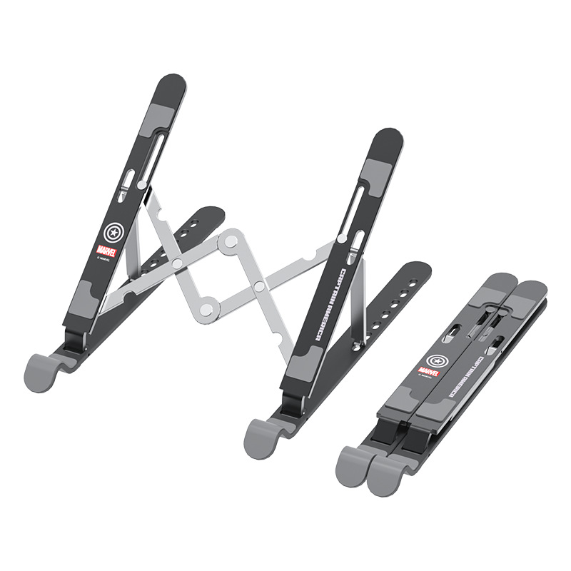Laptop stand bracket cooling pad portable desktop height-adjustable foldable aluminum alloy Mac stand
