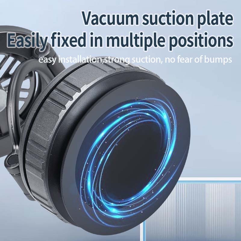 GOHOND Vacuum Magnetic Suction Cup Car Phone Holder 360° Rotating Navigation Bracket Foldable Windshield Phone Holder