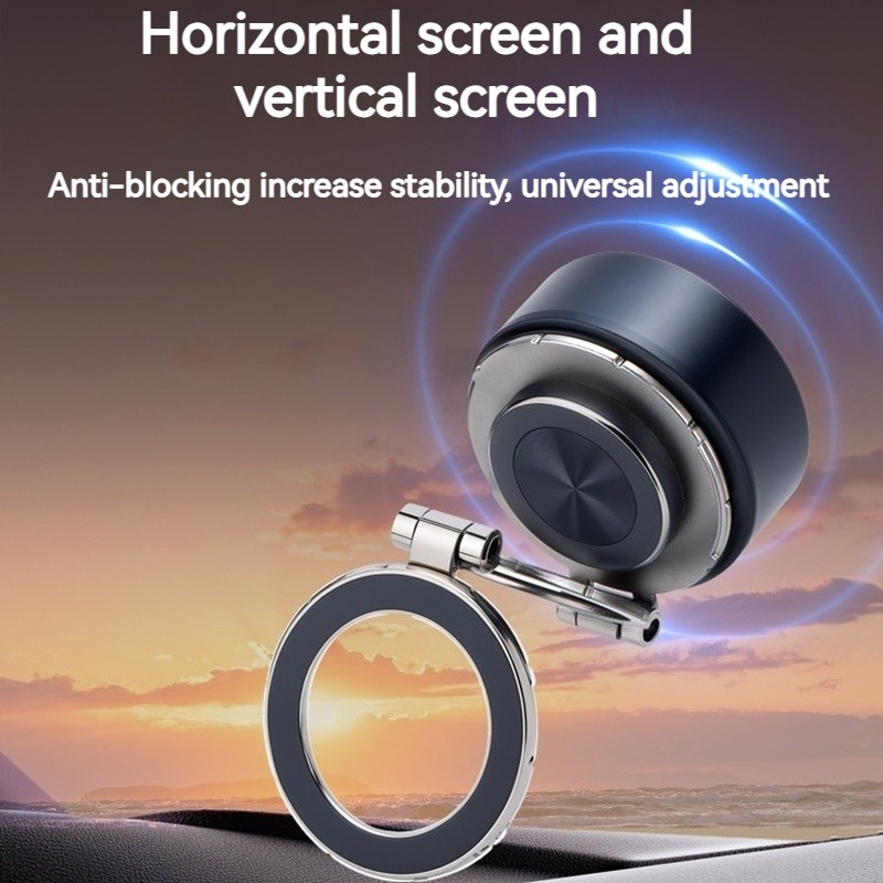 GOHOND New Car Phone Mount, Magnetic Anti-Slip Electric Adsorption, Universal for Car Dashboard Navigation
