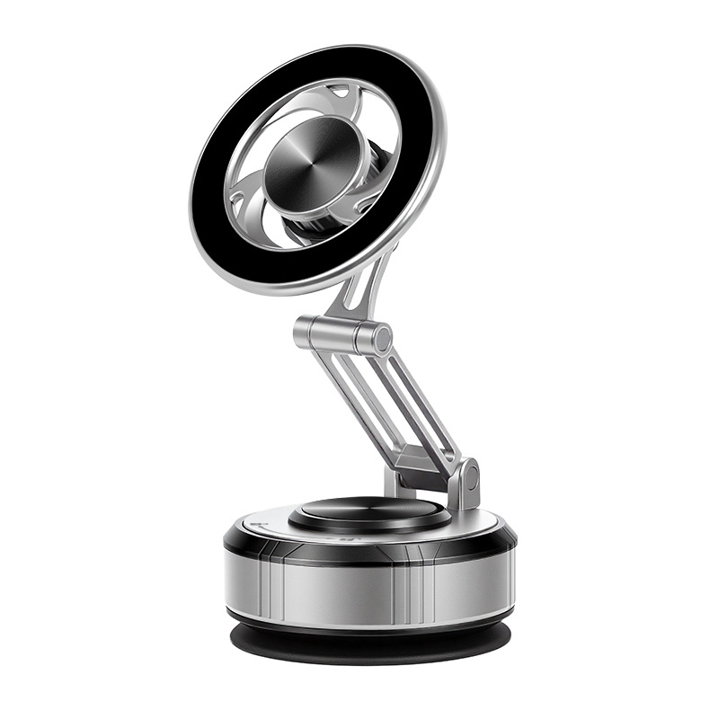 GOHOND Magnetic Car Phone Holder 360 degree Rotation Vacuum Adsorption Strong Suction Holder for Mobile Phone Car Bracket