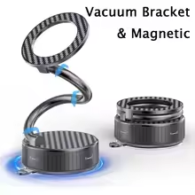 Dashboard Vacuum Suction Bracket For Magsafe iPhone 17~12 Pro Max Mount Adjustment Car Multi-axis Magnetic Phone Holder Stand
