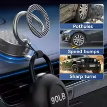 Dashboard Vacuum Suction Bracket For Magsafe iPhone 17~12 Pro Max Mount Adjustment Car Multi-axis Magnetic Phone Holder Stand