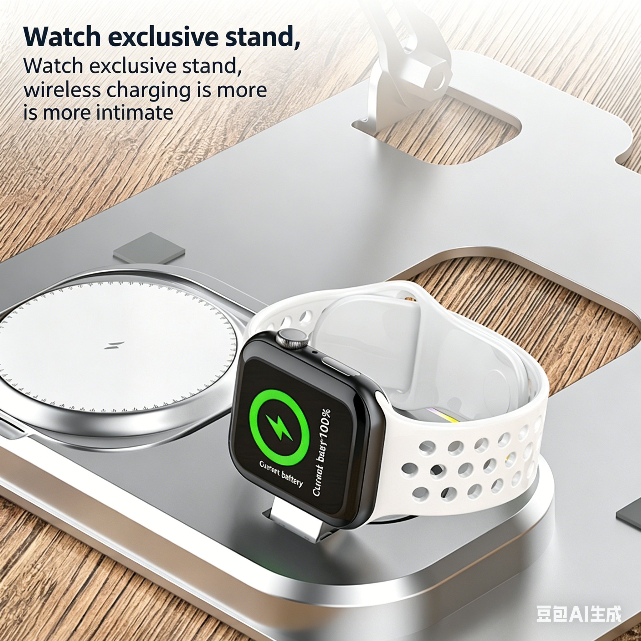 Wireless Charging Laptop Stand | Ergonomic Adjustable Riser with Multi-Device Charging Station