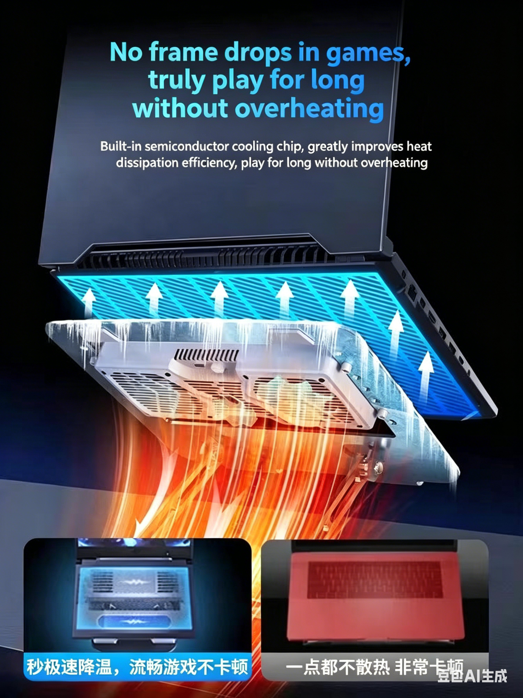 Ergonomic Adjustable Laptop Stand with Phone Holder | Durable Desktop Riser for Work & Office