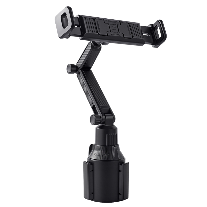 2-in-1 Adjustable Cup Slot Mount, fits all smartphones & tablets for car navigation & multi-scene use