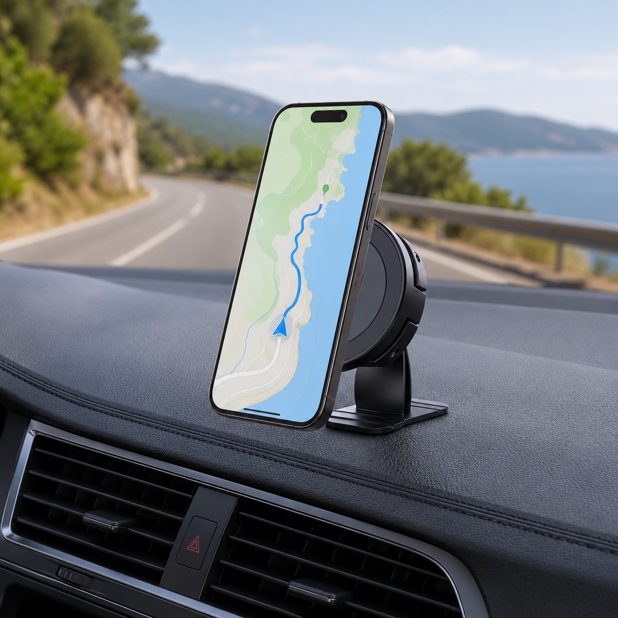 Adhesive Car Dash Mount Base, Universal 17mm Ball Socket Dashboard Sticker Adapter For Phone Holder & Gimbal Stabilizer