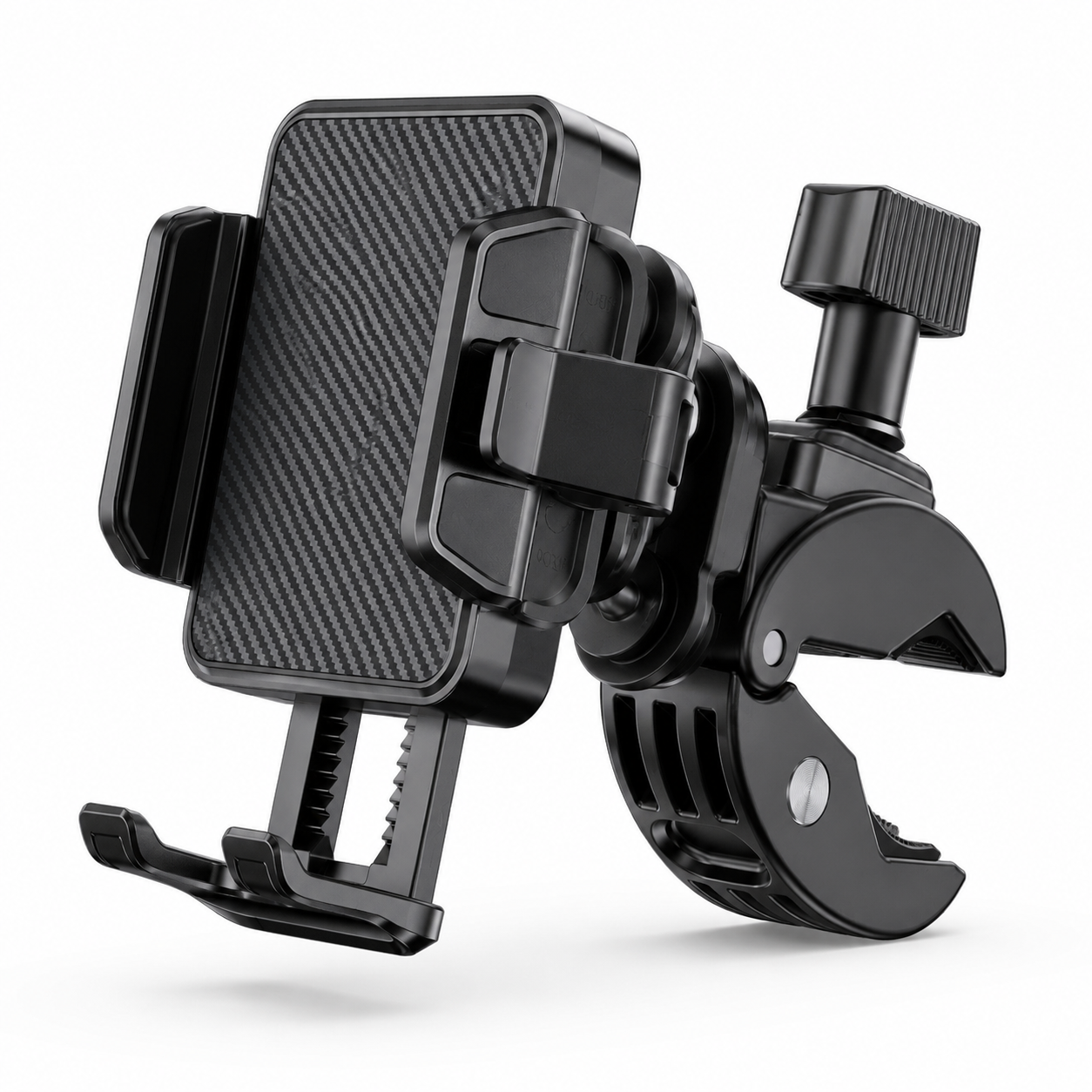 Universal Anti-Drop Handlebar Phone Mount, Shock Absorbing Cycling Navigation Stand