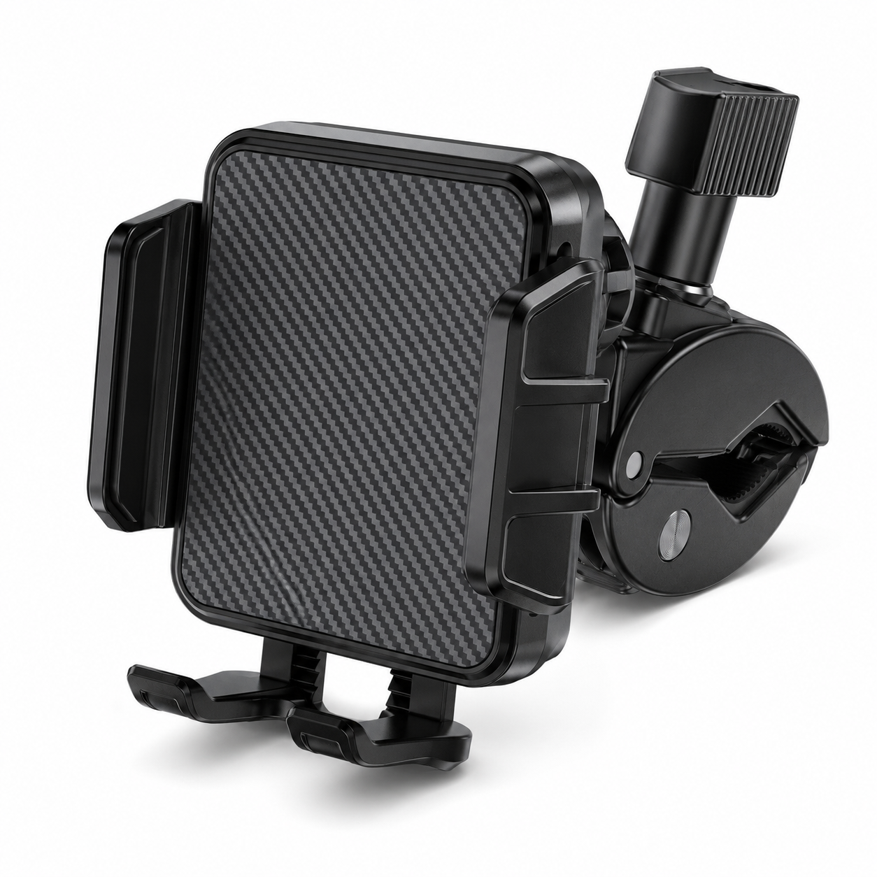 Universal Anti-Drop Handlebar Phone Mount, Shock Absorbing Cycling Navigation Stand