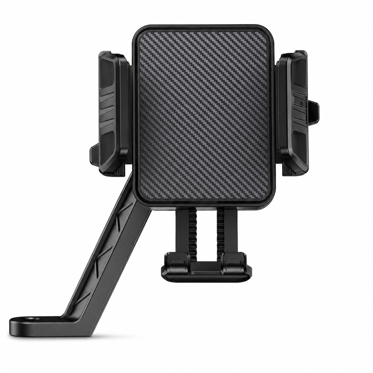 Rearview Mirror Base Motorcycle Phone Mount, Extended Arm Scooter & E-Bike GPS Holder