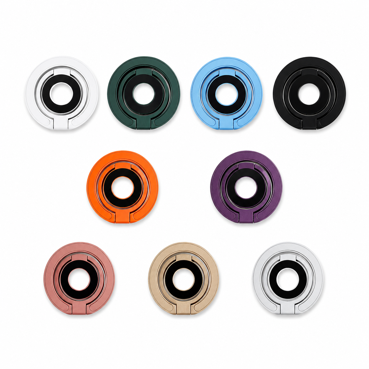 Ultra Thin Magsafe Ring Holder, Rotatable Phone Finger Grip & Stand for iPhone