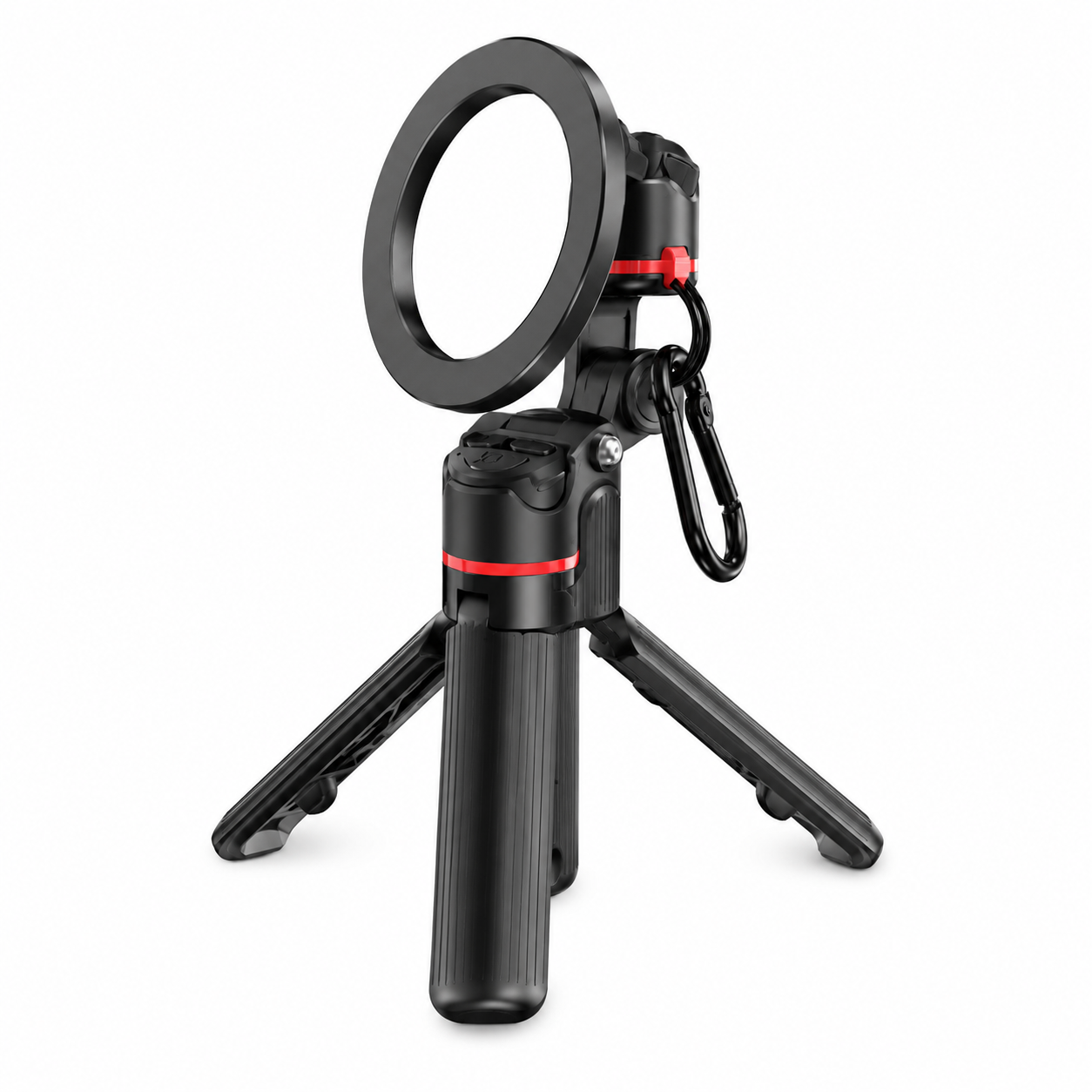 F08 Magnetic Mini Selfie Quadrapod, MagSafe Phone Tripod with Quick-Open Design