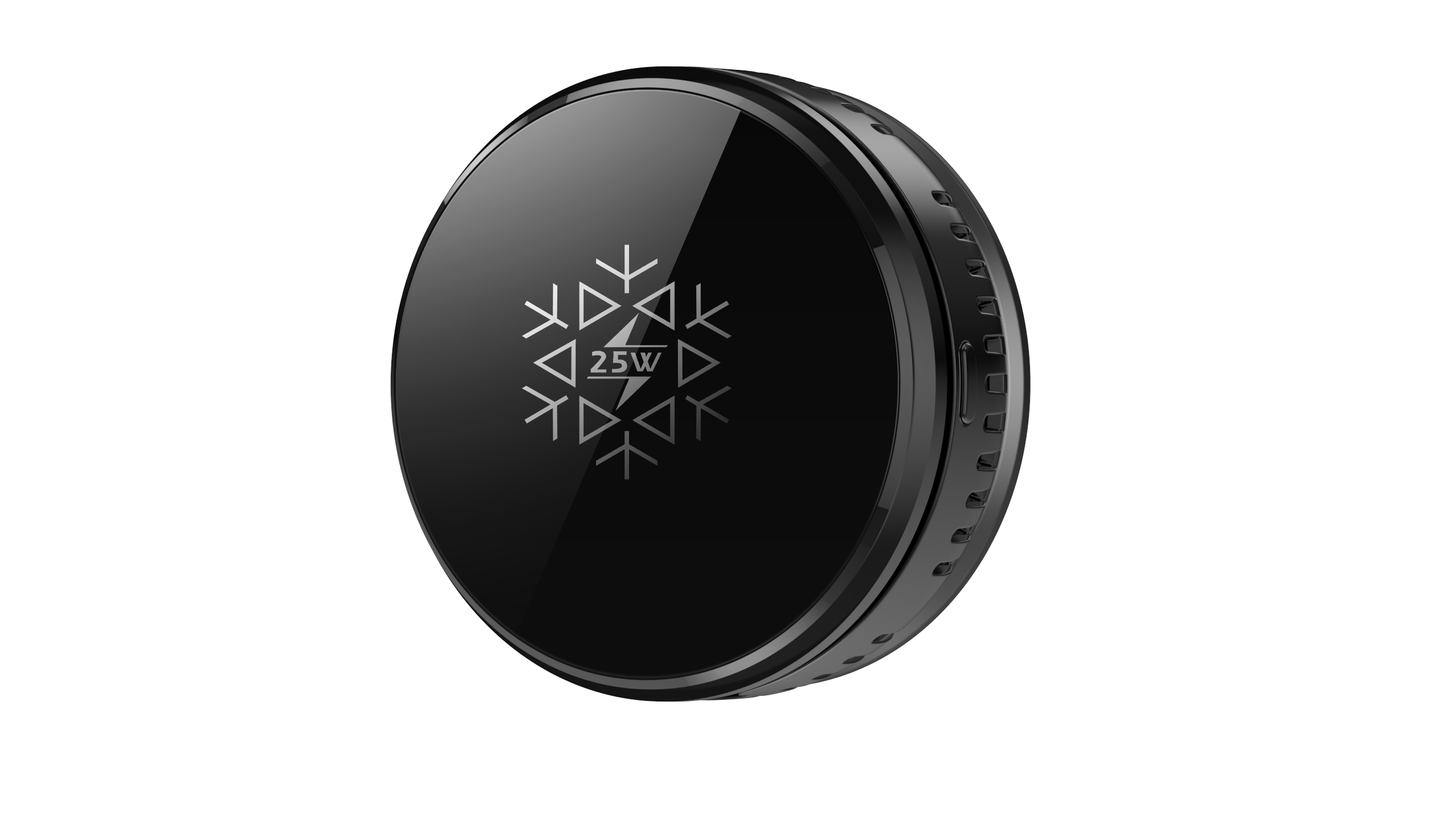 25W MagSafe Car Wireless Charger with Semiconductor Cooling | RGB Magnetic Phone Mount