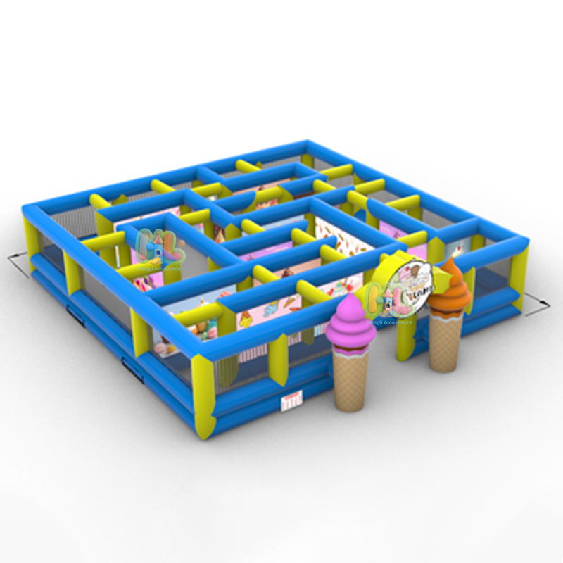 Inflatable Ice-cream Maze
