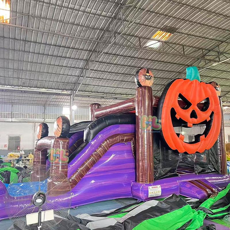 Inflatable Pumpkin Castle