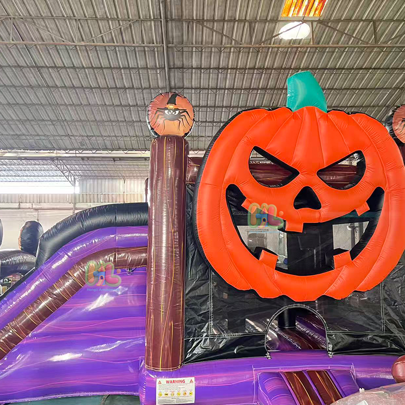 Inflatable Pumpkin Castle