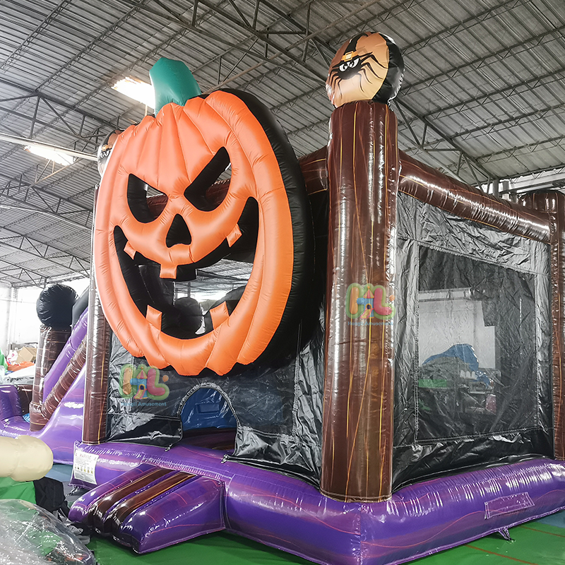 Inflatable Pumpkin Castle