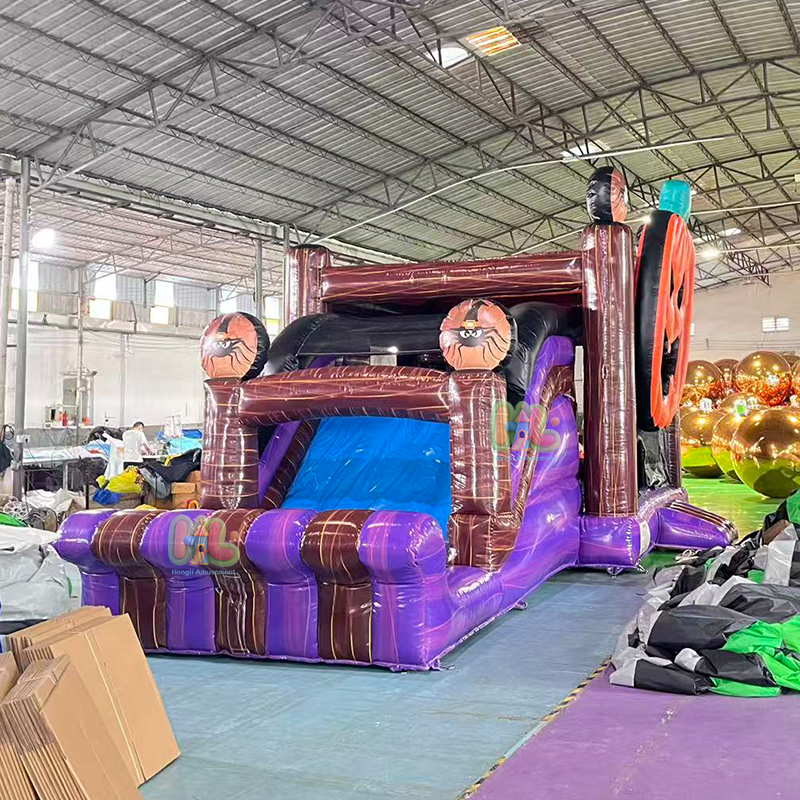 Inflatable Pumpkin Castle