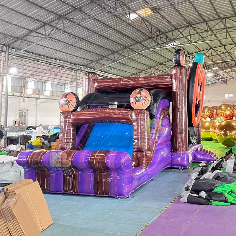inflatable pumpkin castle (4)