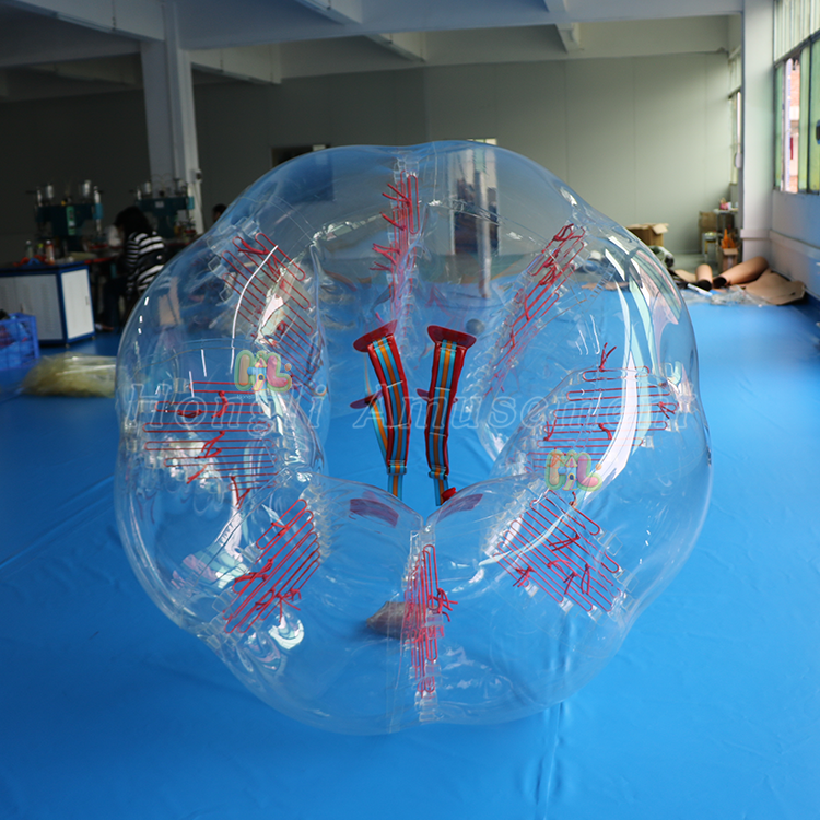 inflatable clear bubble soccer ball