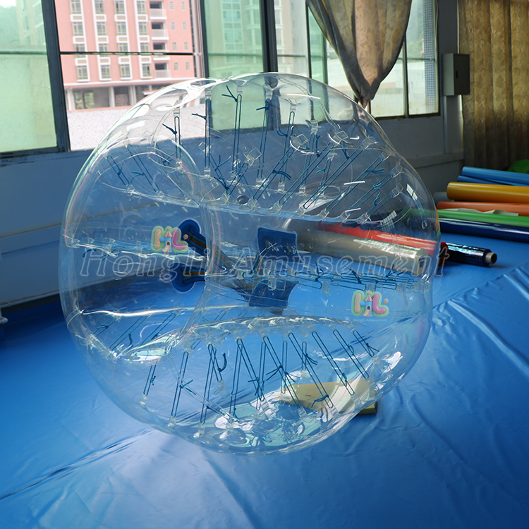 inflatable clear bubble soccer ball