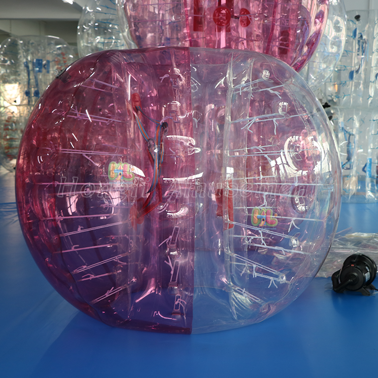 inflatable half color bubble soccer ball