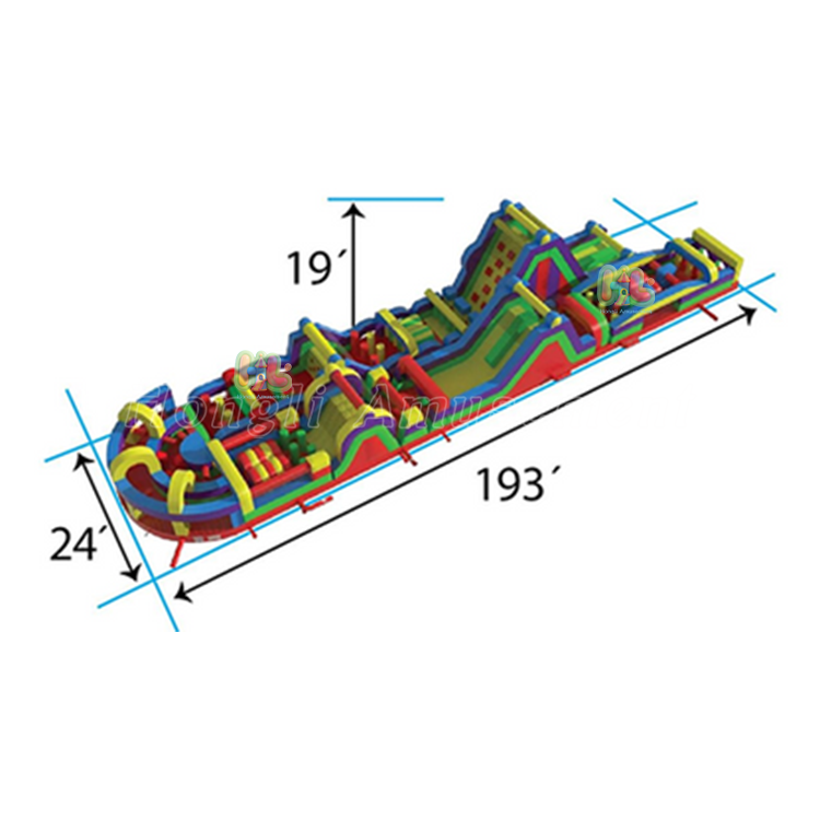 Inflatable 5K Race Obstacle Course