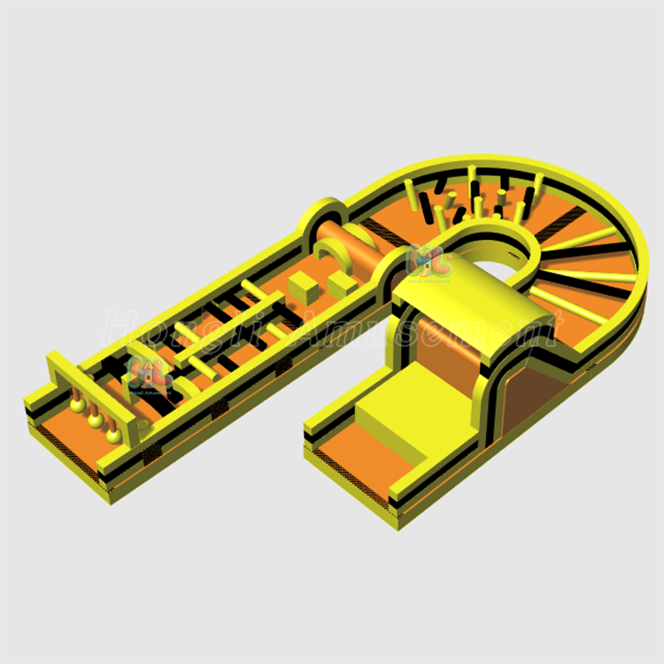 Inflatable 5K Race Obstacle Course