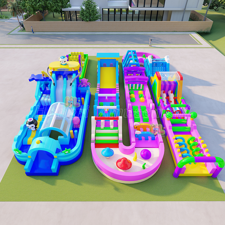 Inflatable 5K Race Obstacle Course