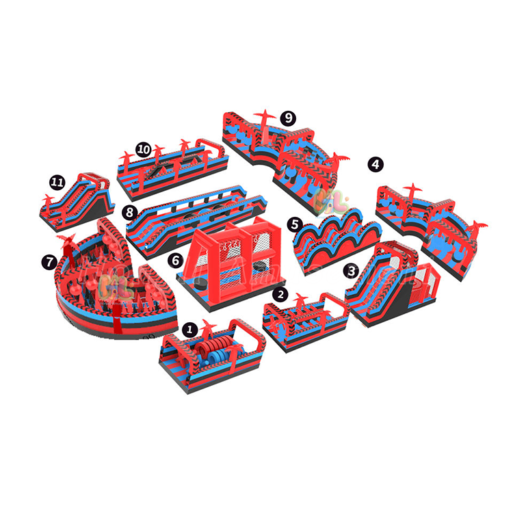 Inflatable 5K Race Obstacle Course