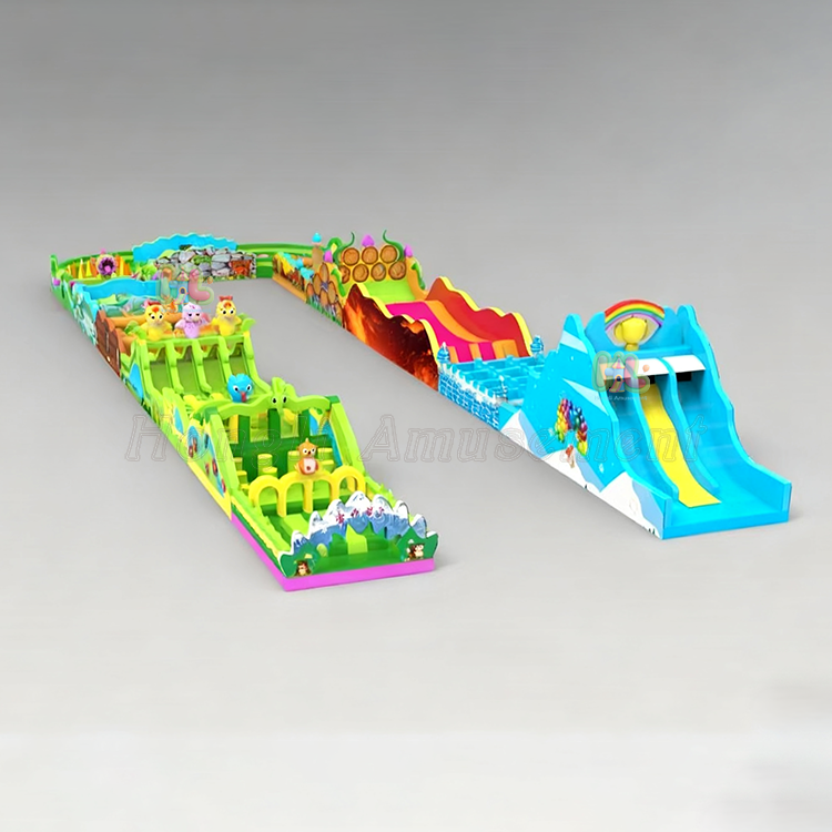 Inflatable 5K Race Obstacle Course