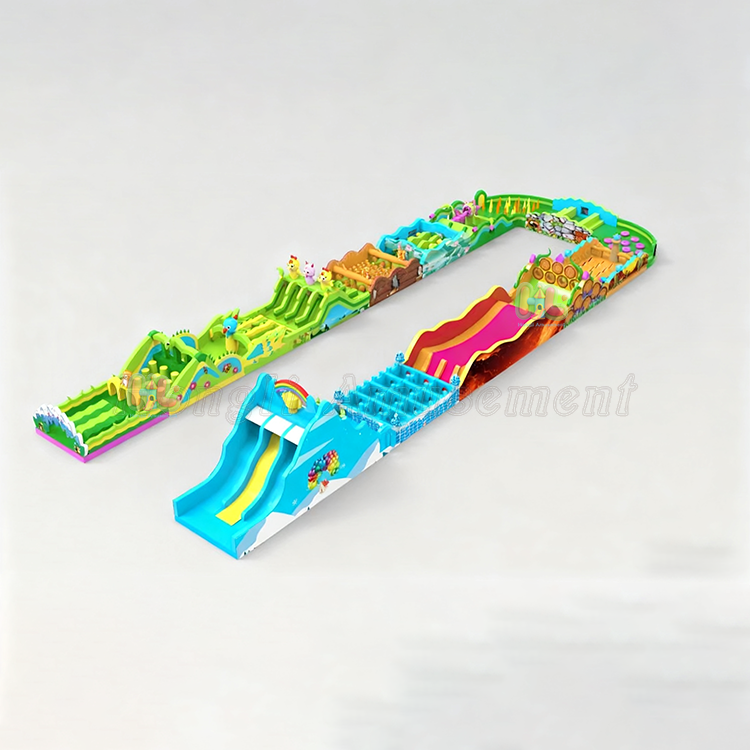 Inflatable 5K Race Obstacle Course