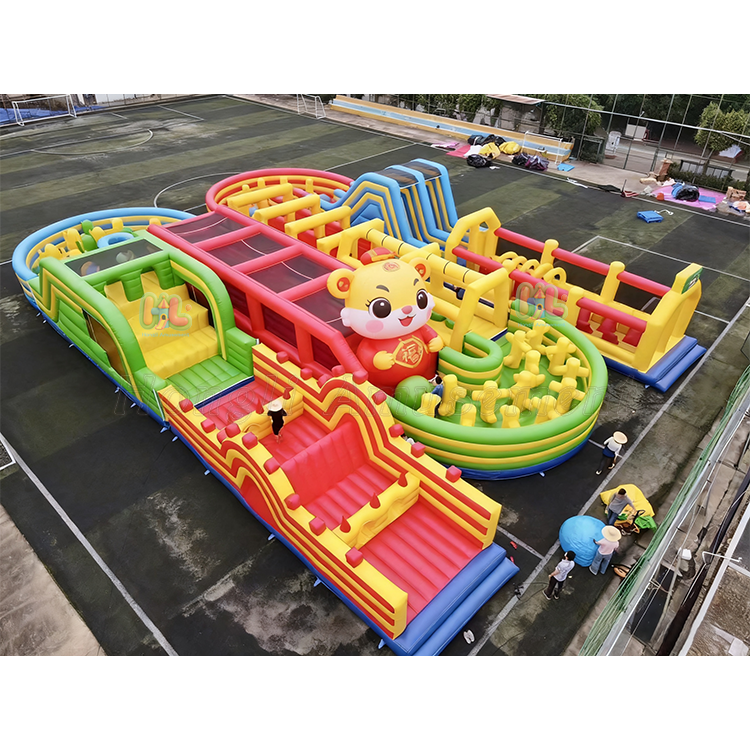 Inflatable 5K Race Obstacle Course