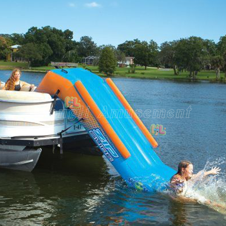 Inflatable Pontoon Waterfall Slide