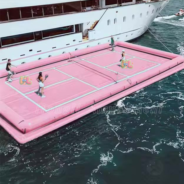 Floating Inflatable Pickleball Tennis Court