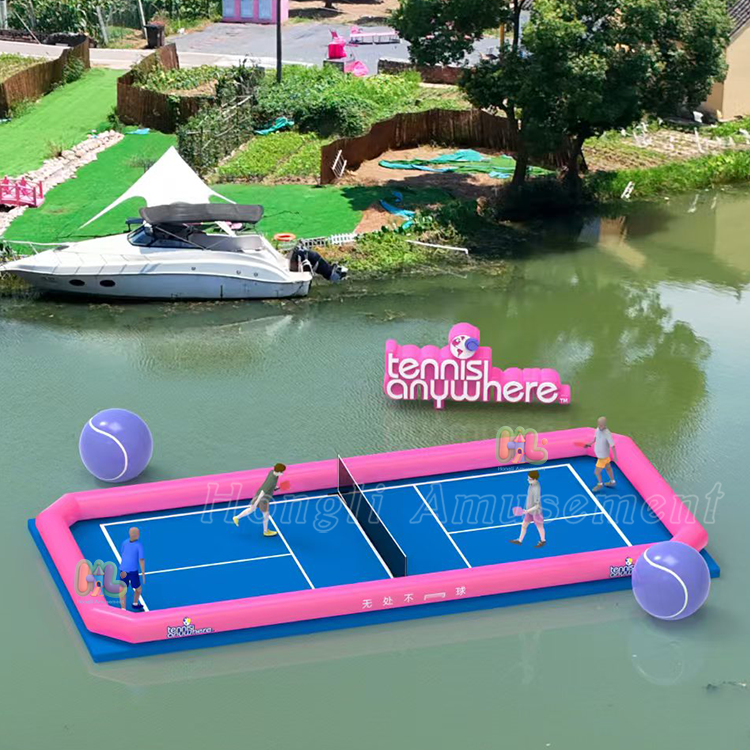 Floating Inflatable Pickleball Tennis Court