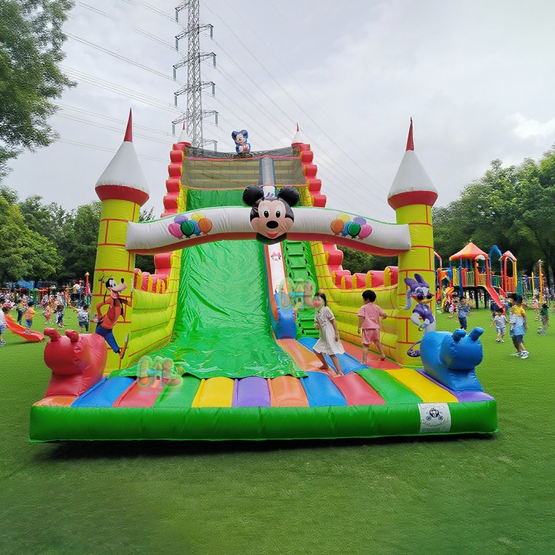 theme inflatable slide